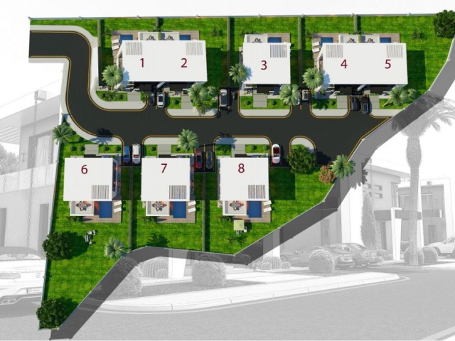 3 +1 AND 4 + 1 VILLAS FOR SALE IN ALSANCAK SEVENER RESTAURANT DISTRICT ** 