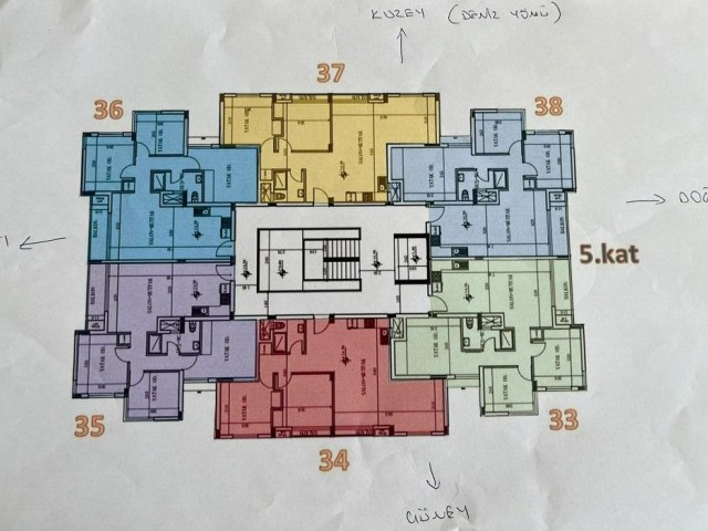 3+1 КВАРТИРА ДЛЯ ПРОДАЖИ В ЦЕНТРЕ КИРЕНИИ ** 