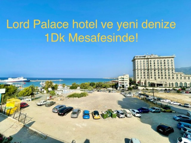 PENTHOUSE WITH TURKISH TITLE FOR SALE IN KYRENIA, 1 minute WALK FROM THE SEA AND THE NEW PORT! ** 