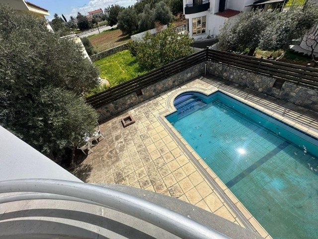 GİRNE BOĞAZKÖY 3+1 VILLA FOR SALE WITH TURK MALI POOL