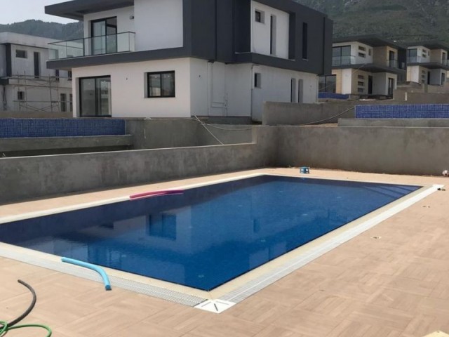 GIRNE EDREMIT , MODERN ARCHITECT, MUSTAKIL VILLA AND INFINITY POOL, SEA AND MOUNTAIN VIEW, 4 BEDROOMS, 245 M2+ 145 M2 TERRACE ** 