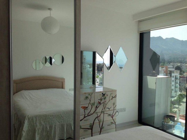 1 BEDROOM APARTMENT IN PERLA RESIDENCE FOR RENT IN KYRENIA FULLY FURNISHED WITH SEA AND MOUNTAIN VIEW