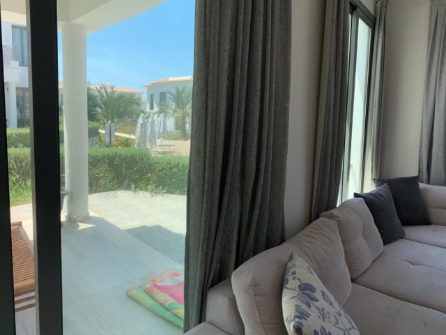 GIRNE ALSANCAKTA, CYPRUS TOWNHOUSES,SPACIOUS AND MODERN 2+1, PRIVATE GARDEN, ESCAPE BEACH 200M, SHARED POOL, VERY PRIVATE SITE WITH CLEAN AND WELL-MAINTAINED, CAFE ** 