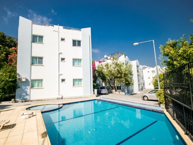 GIRNE LAPTA , GENIS 2+1 APARTMENT ,85 M2 ,LARGE BALCONY , SHARED POOL , PARKING , WITH VIEW ** 