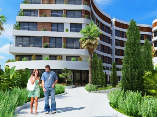 IN THE PROJECT DESIGNED IN THE CONCEPT OF A HOTEL IN THE CENTER OF KYRENIA 1+1 / 2+1 / 3+1 APARTMENTS FOR SALE.THE FIRST PAYMENT IS 20%, THE REMAINING 80% IS INTEREST-FREE INSTALLMENTS WITHIN 24 MONTHS ** 