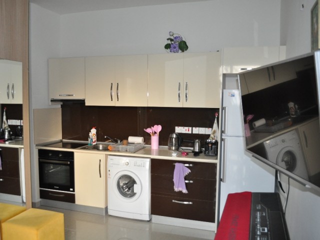 GIRNE-ALSANCAK , FULL FURNISHED 1+1 APARTMENT WITH SEA AND MOUNTAIN VIEWS, YOUR HUSBAND IS READY ** 