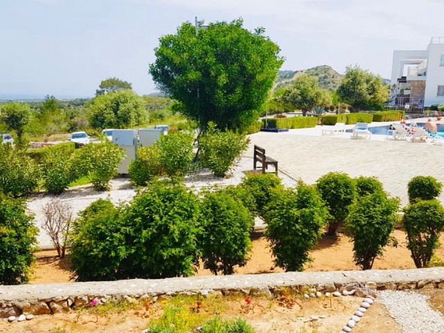 MAGUSA FRESHWATER , POOLSIDE SITE, SUPER VIEW, GENIS 2+1 APARTMENT, OWN GARDEN AND TERRACE ** 