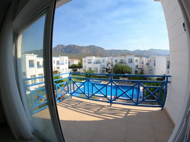 GIRNE-ALSANCAK , 2+1 PENTHOUSE , FURNISHED , GREAT SEA AND MOUNTAIN VIEWS , POOL , CLOSE TO BEACH