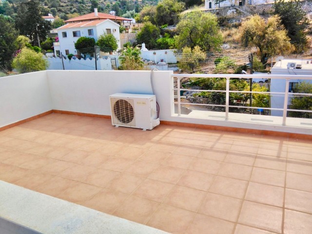 GIRNE ALSANCAK , 1 BEDROOM WITH BALCONY , GREAT VIEWS , PRIVATE TERRACE , FURNISHED , READY TO MOVE IN