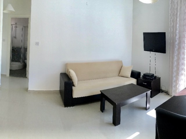 GIRNE ALSANCAK , 1 BEDROOM WITH BALCONY , GREAT VIEWS , PRIVATE TERRACE , FURNISHED , READY TO MOVE IN