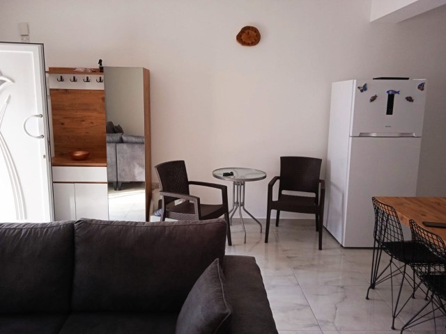 2+1 Fully Furnished Garden Flat For Sale In Dikmen, Kyrenia