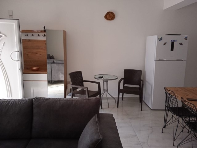 2+1 Fully Furnished Garden Flat For Sale In Dikmen, Kyrenia