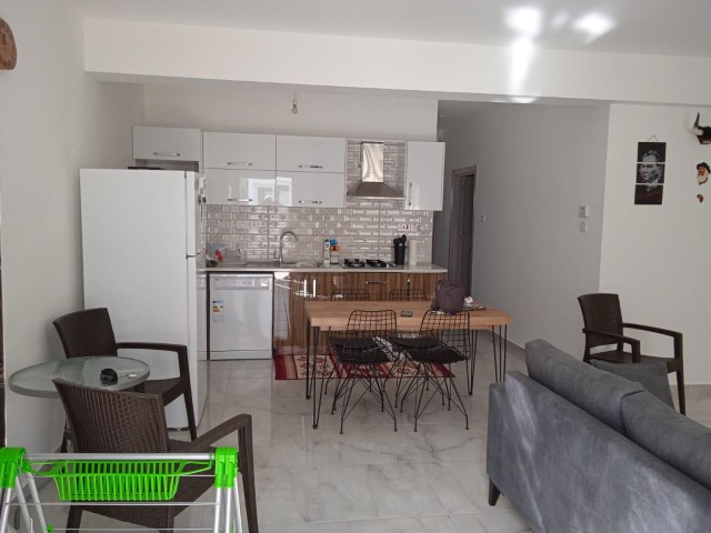 2+1 Fully Furnished Garden Flat For Sale In Dikmen, Kyrenia