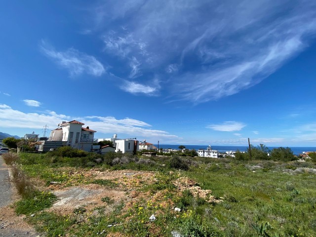 Land For Sale In Çatalköy With Sea and Mountain View