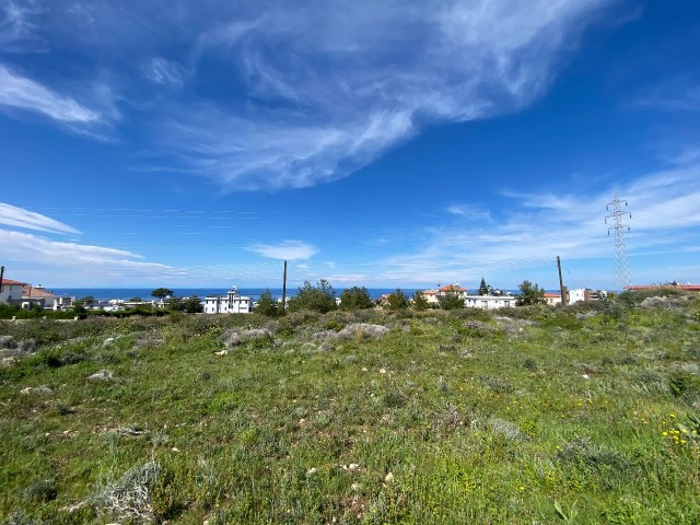 Land For Sale In Çatalköy With Sea and Mountain View