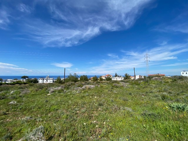 Land For Sale In Çatalköy With Sea and Mountain View