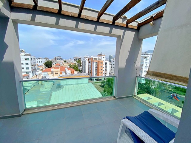 1+1 квартира с большой террасой - прекрасный вид, турецкие документы на право собственности!