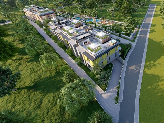 NEW PROJECT NEAR NECAT BRITISH COLLEGE IN ALSANCAK, KYRENIA!!!! 1+1 AND 2+1 FLATS FOR SALE IN A SITE WITH POOL!!!! MISSABLE OPPORTUNITY!!! HIGH RENTAL INCOME!!!