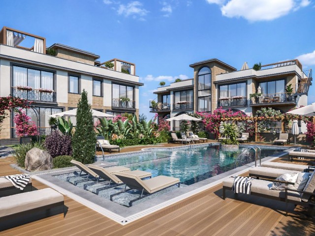 NEW PROJECT IN KYRENIA LAPTADA!!! EXTRA CLASS 2+1 APARTMENTS WITHIN 500 METERS TO THE SEA !!!