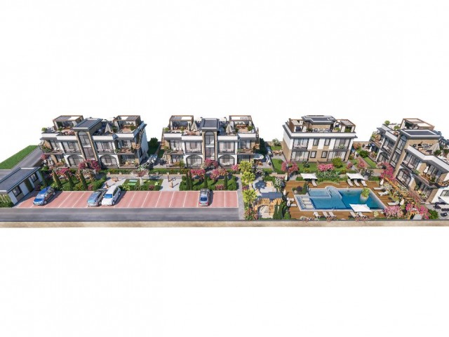 NEW PROJECT IN KYRENIA LAPTADA!!! EXTRA CLASS 2+1 APARTMENTS WITHIN 500 METERS TO THE SEA !!!