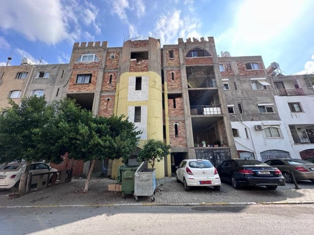 UNCOMPLETED STUDIO FLAT FOR SALE IN KYRENIA NEW PORT