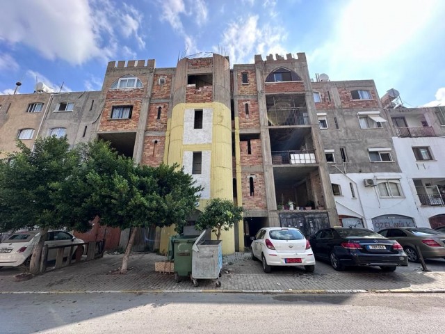 UNCOMPLETED STUDIO FLAT FOR SALE IN KYRENIA NEW PORT