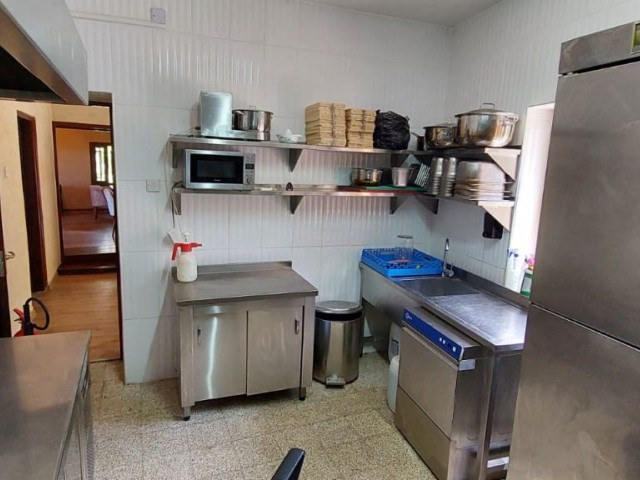 RESTAURANT FOR SALE IN WORKING CONDITION WITH MOUNTAIN AND SEA VIEWS IN KYRENIA LAPTADA!!!