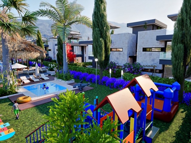 Modern 2+1 apartments in a beautiful complex near the beach