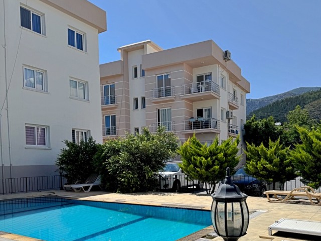 Inexpensive apartment, resale, is offered for sale in the settlement of Alsancak.