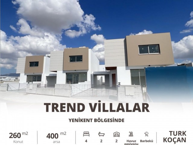 Yenikent'teki 3 ve\ya 4 Odalı Teslime Hazır Lüks Villalar 🌿🏊‍♀️🏡