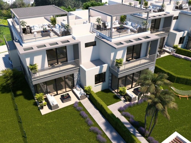 Villas from 3 +1 Projects for Sale in Kyrenia Karaoglanoglu ** 