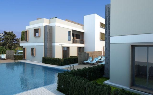 1 + 1 Apartments for Sale in Kyrenia Karaoglanoglu within Walking Distance of the Sea ** 