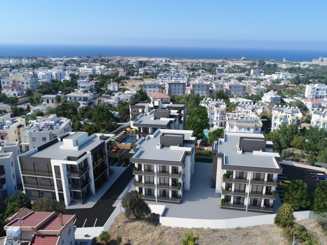 Girne Alsancak da Projeden Satılık 1+1 Daireler