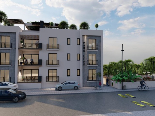 آپارتمان 2+1 با پروژه استخر مشترک برای فروش در آلسانجاک، گیرنه