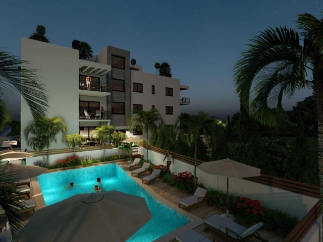 2+1 Opportunity Flat with Shared Pool Project for Sale in Alsancak, Kyrenia