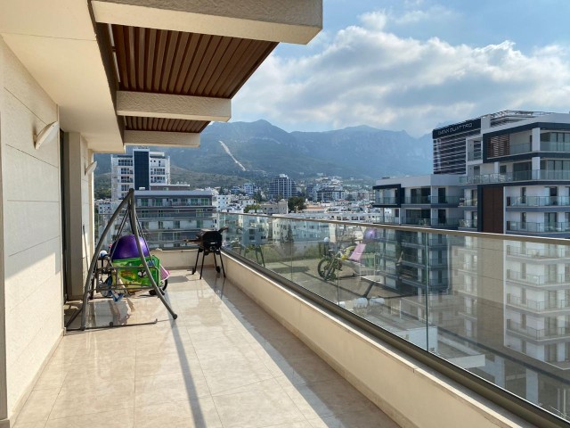 Penthouse for Rent in Kyrenia Center with 3+1 Jacuzzi, Central Heating System, Sea and Mountain Views