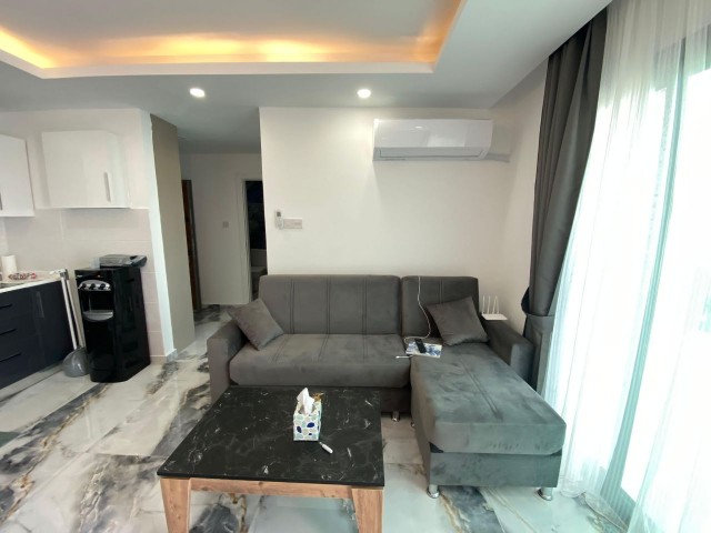 1+1 Fully Furnished Flat for Sale in a Complex with Pool, VAT Paid, Free of Charge in Kyrenia Alsancak