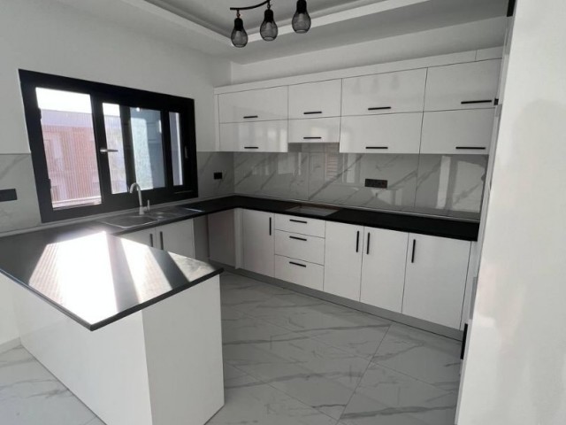 1+1 Brand New Flat for Sale with a Large Terrace in a Site with a Pool in Alsancak, Kyrenia