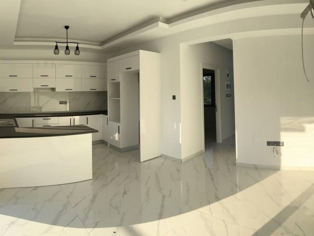 1+1 Brand New Flat for Sale with a Large Terrace in a Site with a Pool in Alsancak, Kyrenia