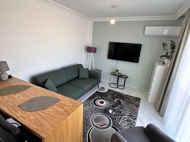 1+1 Fully Furnished Opportunity Flat for Sale in Royal Sun Elite Site, Walking Distance to the Sea in Iskele Long Beach Area