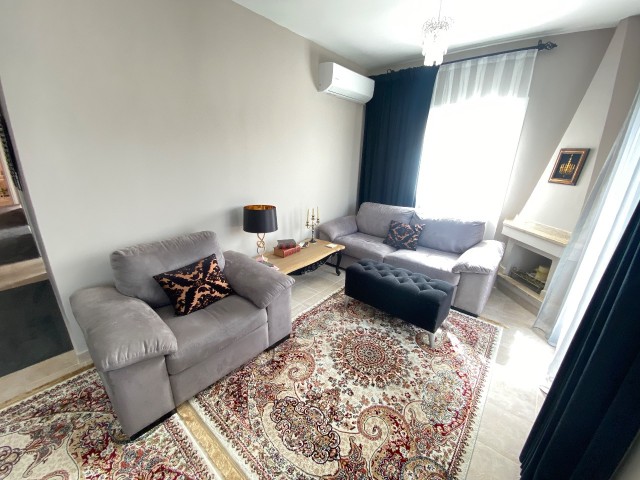 Fully renovated, fully furnished 3+1 flat with large private terrace in Çatalköy, Kyrenia