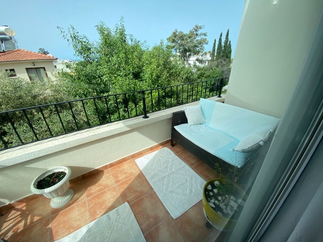 Fully renovated, fully furnished 3+1 flat with large private terrace in Çatalköy, Kyrenia