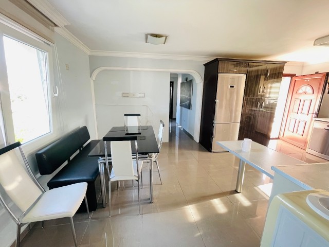 3+1 Opportunity Flat for Rent in Karaoğlanoğlu, Kyrenia, Fully Furnished, with Fireplace, Large Terrace, Walking Distance to Merit Park Hotel