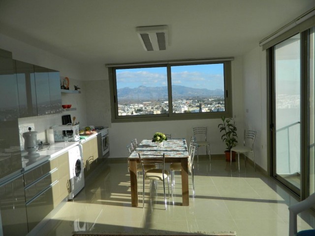 Nicosia - Ortaköy - Terrace 2+1 Flat for Rent