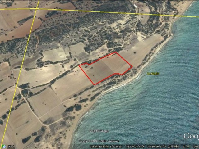 13 ACRES OF TURKISH KOCHANLI LAND FOR SALE ON THE BEACH AT ISKELE KALEBURNUNDA ** 