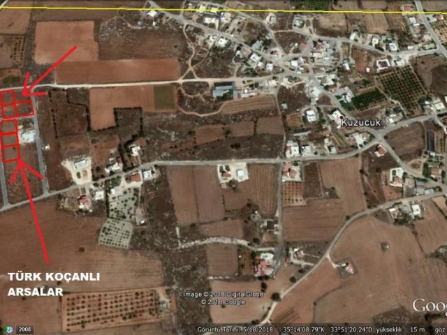 TURKISH LAND PLOTS FOR SALE SUITABLE FOR THE CONSTRUCTION OF VILLAS IN KUZUCUK DEC ** 