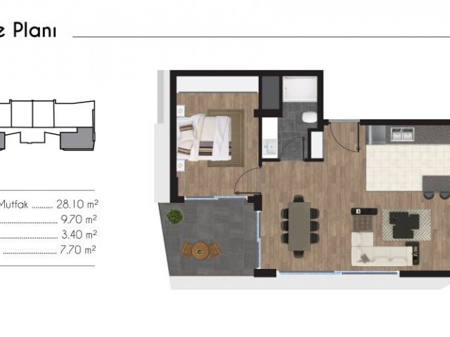 LONG BEACH'TE DENİZE YÜRÜME MESAFESİNDE SATILIK 2+1 SIFIR LÜKS DAİRELER 