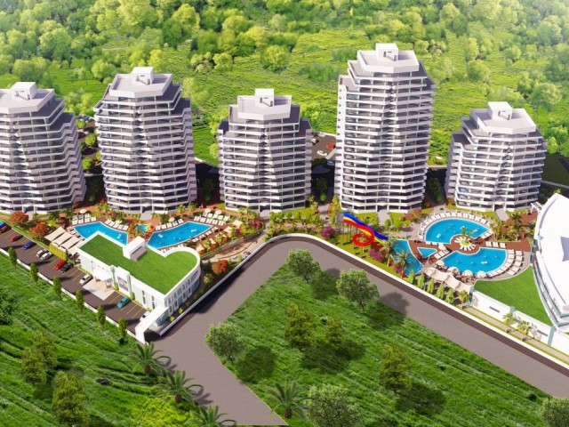 ZERO LUXURIOUS FLATS FOR SALE IN İSKELE LONG BEACH ** 