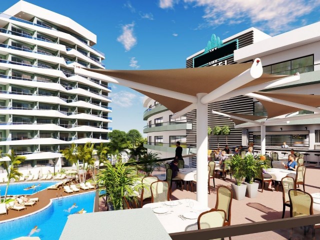 ZERO LUXURIOUS FLATS FOR SALE IN İSKELE LONG BEACH ** 