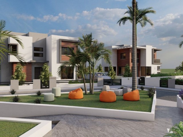 3+1 ZERO LUXURIOUS VILLAS FOR SALE IN İSKELE BAHÇELER ** 